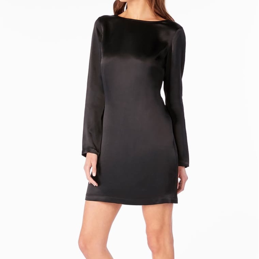 Michael Stars Lace Inset Surplice Back‎ Shift Dress